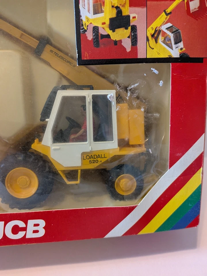 Vintage Britains Farm Tractor 9519 JCB Loadall toy 1984 ( nt21) - Image 2 of 4