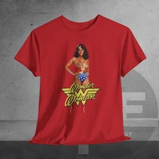 Wonder Woman T-Shirt Lynda Carter 1970s Tee TV Show DC Comics Diana Prince Gift