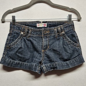 Roxy Shorts Girl's Size 12 Dark Wash Denim