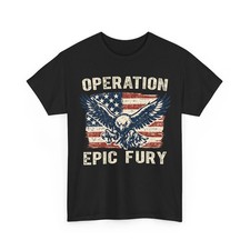 Operation Epic Fury T-Shir reprint sale 40% off hot item American flag eagle shi