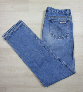 Vintage 1980's Men's Calvin Klein Jeans 32x33 USA Made Faded Medium Wash Omega