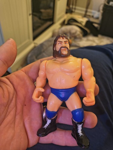 Vintage WWF Hasbro Hacksaw Jim Duggan Loose 1992...