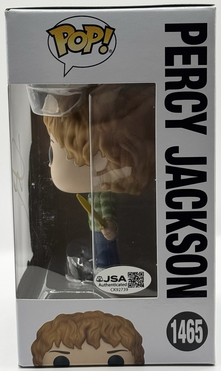 Walker Scobell Signed Percy Jackson Funko Pop #1465 JSA COA