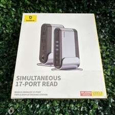 Baseus 17-in-1 Docking Station Triple Display USB3.0 HDMI Ultra Clarity