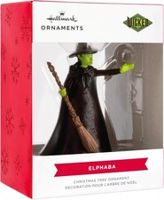 Hallmark Wicked ELPHABA Green Witch Wizard of OZ Christmas Ornament NEW