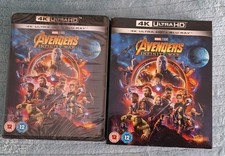 Image of AVENGERS - INFINITY WAR [4K UHD+BLU-RAY] NEW & SEALED +  SLIPCOVER