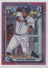 2024 Bowman Chrome Prospects Mega Box Pink Mojo Refractor Enrique Jimenez 11cz