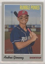 2019 Topps Heritage Minor League Edition Andres Gimenez #82 4l3