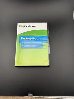 INTUIT QUICKBOOKS DESKTOP PRO 2018 FOR WINDOWS   RETAIL BOX   ORIGINAL