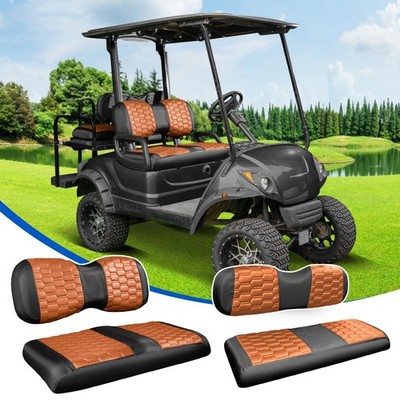 NOKINS Golf Cart Seat Covers Kit, 4PCS Front&Rear Seat Covers Fits Yamaha Dri...