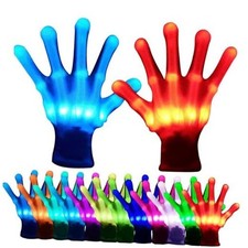 12 Colors LED Gloves Cool Toys for Kids Age 5-7, Toys for Ages 8-13 Boys Girls