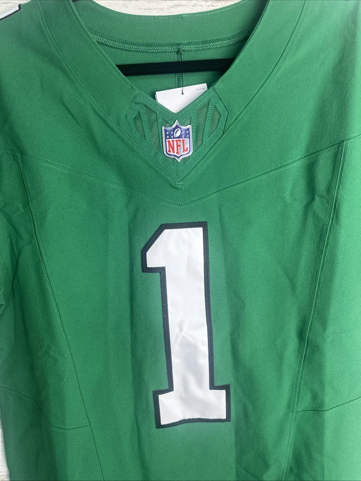 正品 Jalen Hurts 费城老鹰队 Nike Vapor 精英球衣 Kelly Green 40 — 第 2/4 张图片