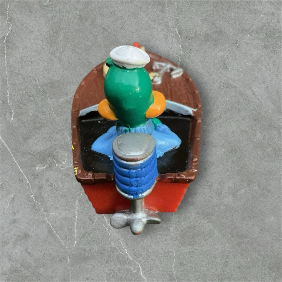 Vintage 1990 Tiny Toons Adventures Plucky Duck Boat McDonalds Under 3 Soft Toy - Image 3 of 4