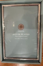 Martha Stewart Collection Silver Plated Frame 4” X 6” New In Box 2009