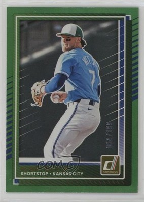 2025 Panini Donruss Green 64/199 Bobby Witt Jr #27 1aj