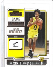 2023-24 Panini Contenders Game Ticket Green #43 Taylor Hendricks RC Jazz