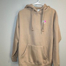 Unbranded Women's Tan and Cream Hoodie