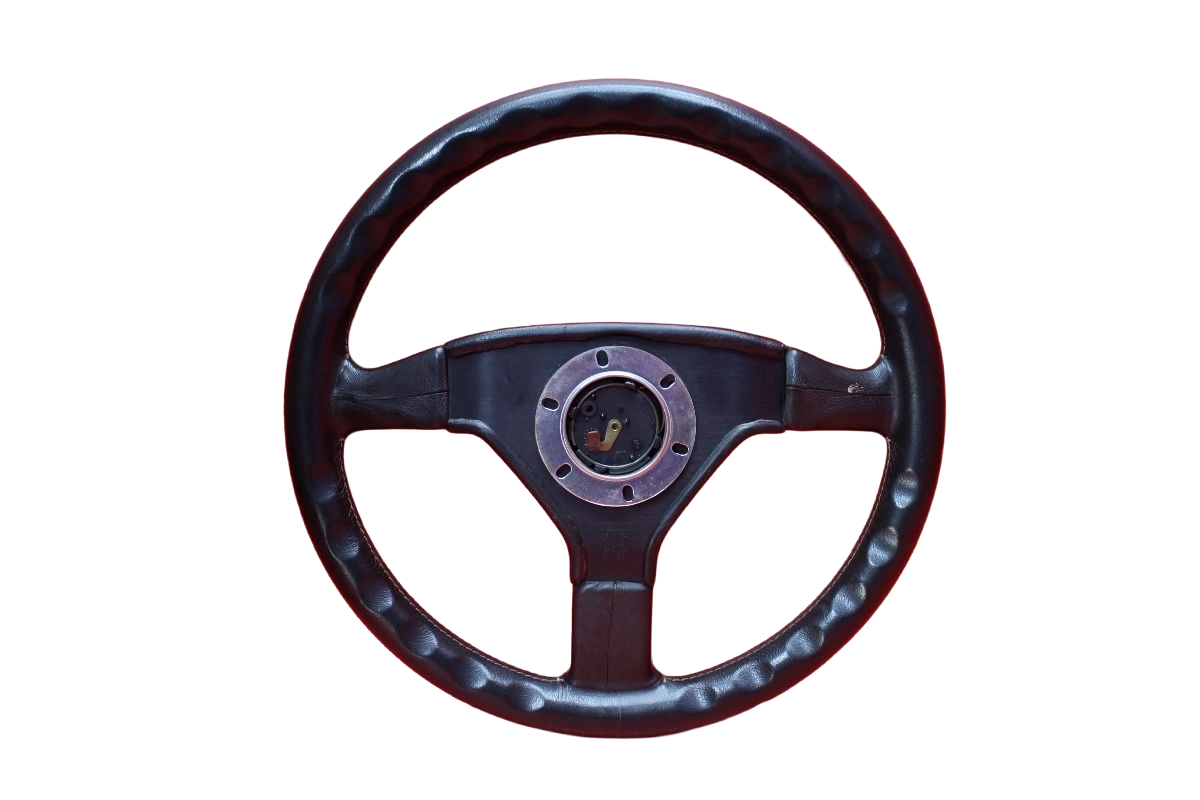 MOMO Cobra Steering Wheel 360mm Black Leather BMW E30 E36 VW Golf