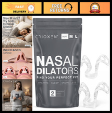 Nasal Dilators for Sleep  Breathing  Reusable Nose Openers, Anti-Snoring, 2 Pa
