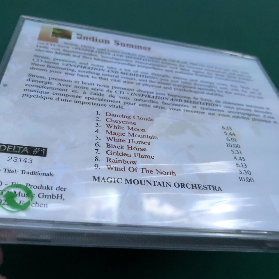 Magic Mountain Orchestra INDIAN SUMMER Meditation Relaxation CD Cheyenne SEALED - Image 3 of 4