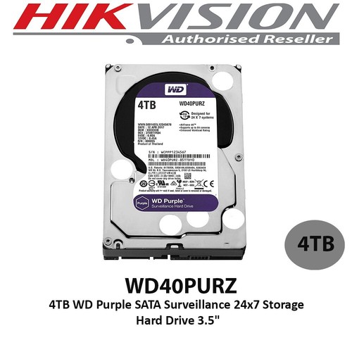 4TB WD Purple Surveillance Hard Disk Drive For CCTV DVRs NVRs & PC Desktop - Afbeelding 6 van 6