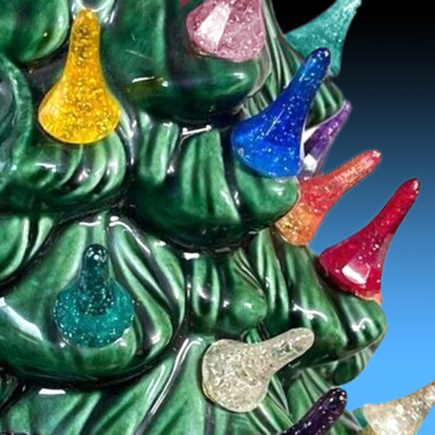 Vintage Lg Astro Rocket MINXIE GLO Lights (15 color) for Ceramic