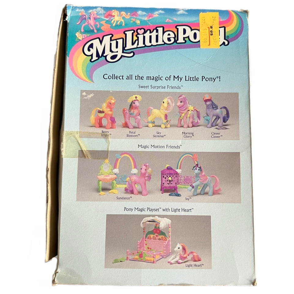 Vintage Hasbro My Little Pony G2 1997 Pônei Jardim Playcase Na Caixa Incompleta - Imagem 4 de 4