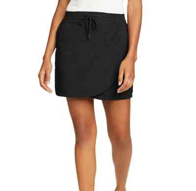 Eddie Bauer Ladies' Tulip Hem Skort Inner Shorts Black Size Small