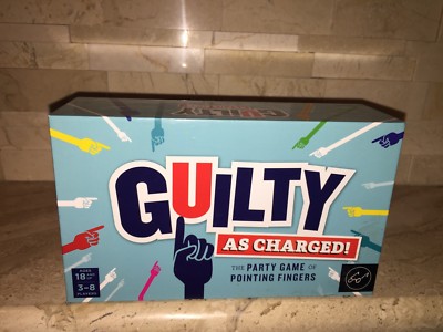GUILTY AS CHARGED THE POINTING FINGERS PARTY GAME COMPLETE NO MANUAL