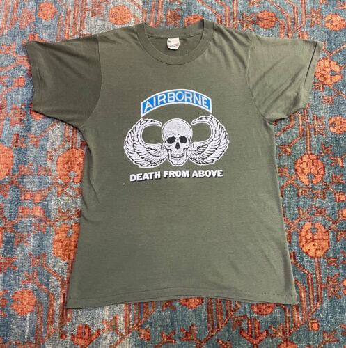 80s airborne t shirt - Gem