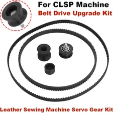 Leather Sewing Machine Servo Gear Kit For CLSP Machine Belt Drive Upgrade Kit