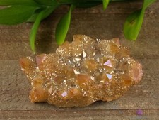 Tangerine AURA QUARTZ Crystal Cluster - Rainbow Spirit Quartz, Decor, R0505