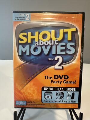 FastShipping  Shout About Movies: Disc 2 Party Game (DVD, 2004) NEW