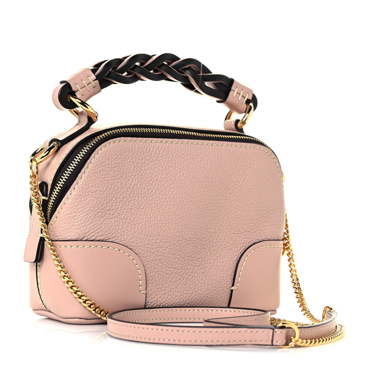 New Chloé Chloe Mini Daria Leather Satchel, Misty Rose MSRP New Chloé Chloe Mini Daria Leather Satchel, Misty Rose MSRP