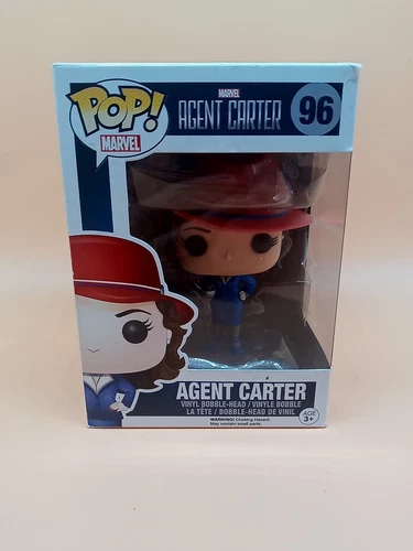Caja de figuras de vinilo Marvel Funko Pop #96 Agent Carter Peggy Carter