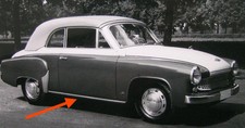 Zierleisten Schwellerleisten Paar für Wartburg 311 Cabrio / 313 Sport !!! NEU