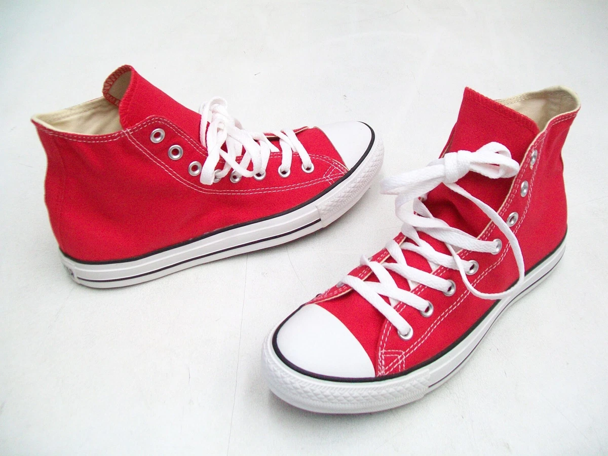 Red converse shoes for women sales