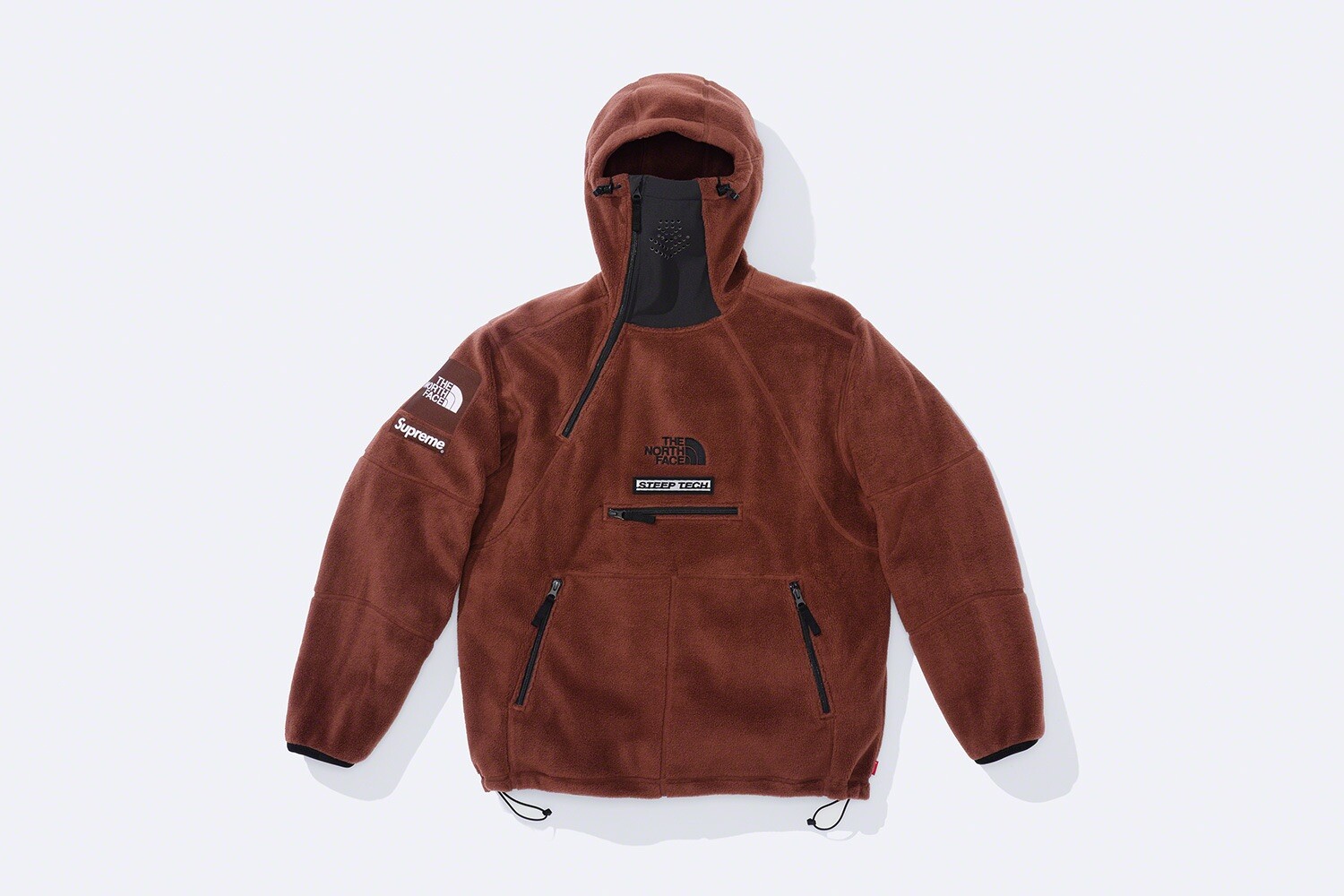 Supreme ® x The North Face ® Steep Tech Fleece Pullover / Brown