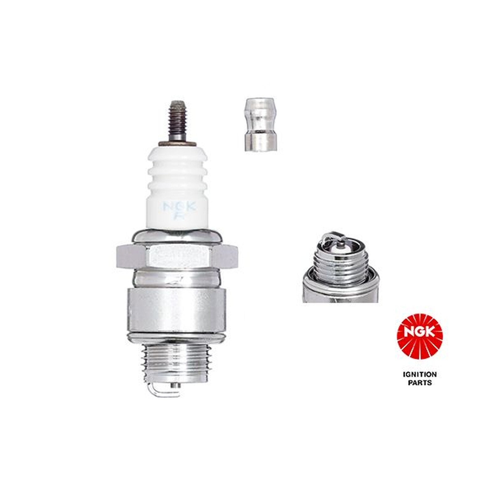 NGK BR4-LM 4133 Standard Spark Plug / Sparkplug 5kOhm Resistor - Premium Quality