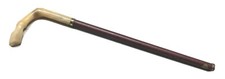 Vintage 1950  Unused Olwin Austria Parasol Umrella Walking Stick Cane Handle Mint