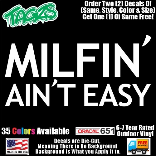 I Love MILFS Bumper Sticker Funny Bumper Sticker I Love MILFS Bumper Sticker Funny Bumper Sticker