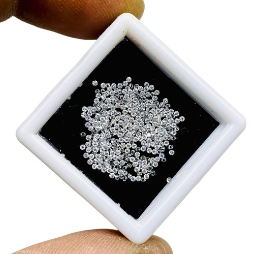 VVS 330 Stück D Farbe Lose Weiß Moissanit 0.9mm Rund Schliff Großhandel Menge - Bild 8 von 9