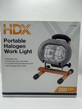 Brand New Hdx 250 Watt Portable Halogen Work Light Sku 265 669 Brand New Hdx 250 Watt Portable Halogen Work Light Sku 265 669