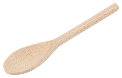 Senf- oder Konfitürelöffel, oval, kleiner Holzlöffel, 11 cm