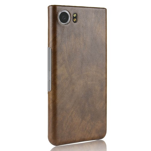 For Blackberry Keyone Key1 Retro Leather Fabric Coated hard case back cover - Picture 11 of 15