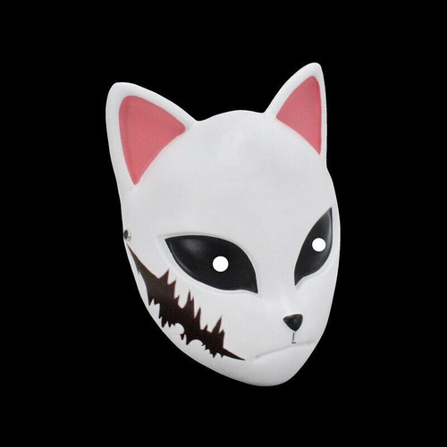 Demon Slayer Fox Mask Kamado Tanjirou Makomo Sabito Cosplay Prop Resin Full Mask - Picture 9 of 23