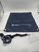 New MSC Seaside lanyard and Voyagers club bag