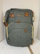 Diaper bag backpack Large Baby Tote Travel Pack Water Resistant Purse Multi Use