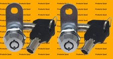 4 Keyed alike Tubular Cam Locks 5/8" - 2x90° & 2x180°
