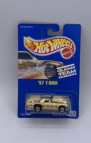 Hot Wheels 2012 Flying Customs '57 Ford Thunderbird - Colore Arancione, Serie Flying Dogana, Raro VHTF, Scala 1:64